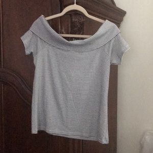 J Crew top striped Large